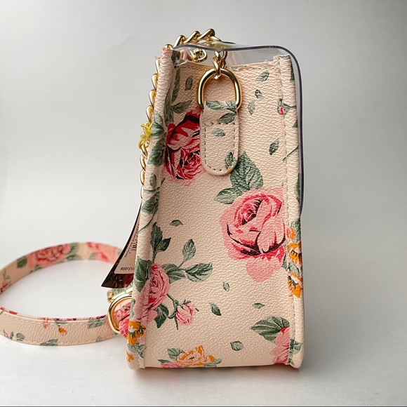 BEBE Clear/Floral Shoulder Bag - Picture 4 of 9